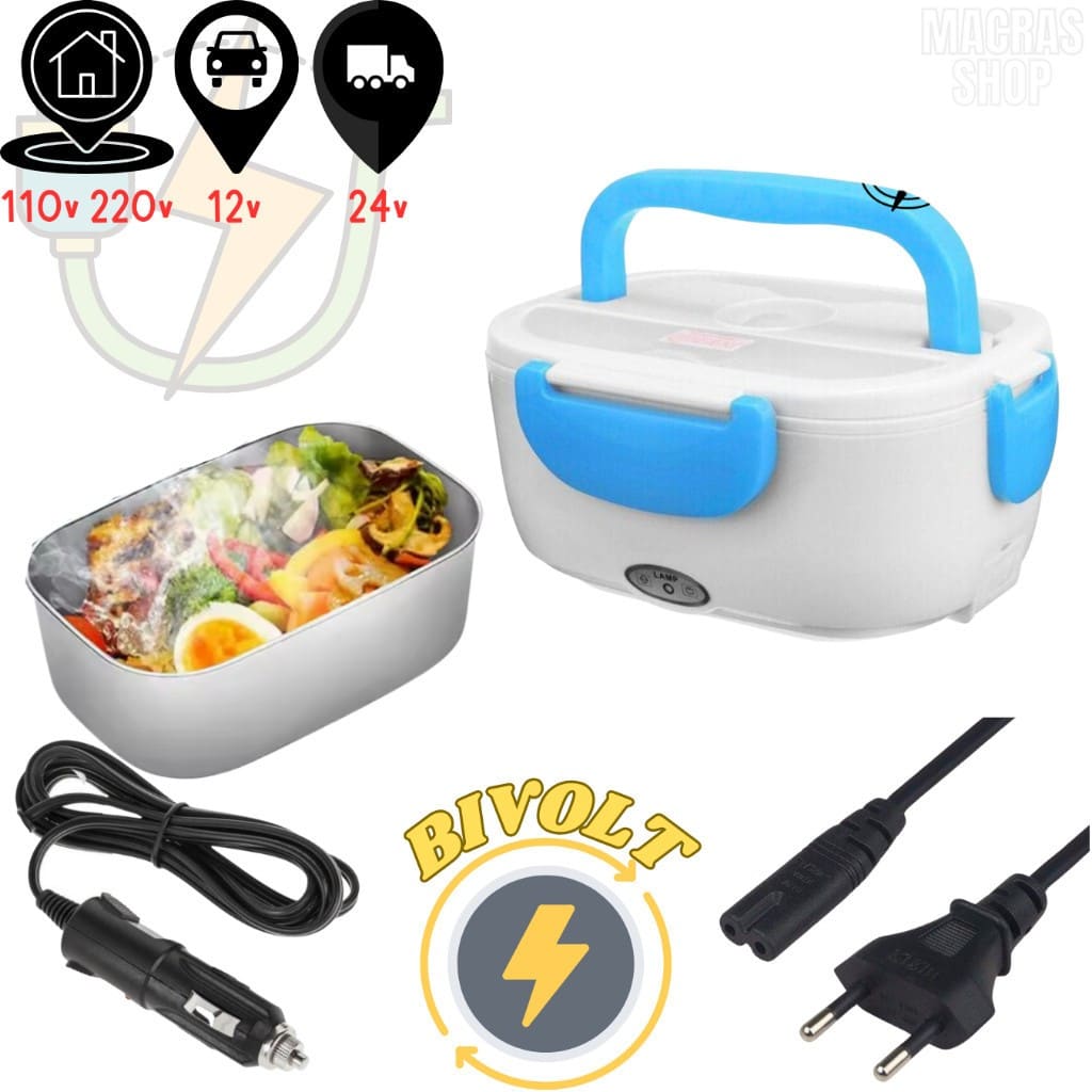 Marmita Elétrica Portátil AZENVA Dual Power